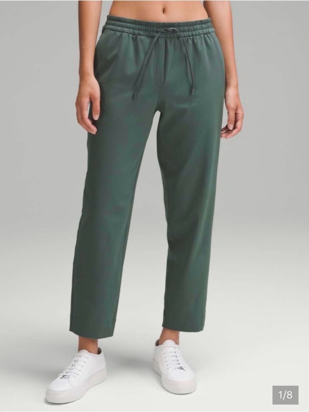 lululemon athletica Relaxed Cropped Tapered Pants in Green